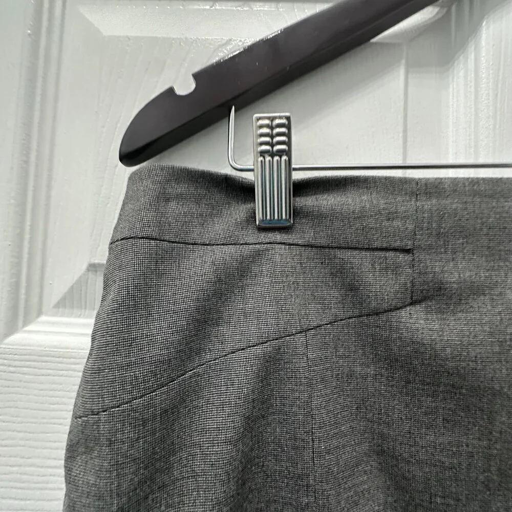 Ann Taylor Charcoal Gray Pencil Suit Skirt Size 12